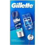 Gillette Gift Cool Wave gelový antiperspirant 70 ml + Sensitive gel na holení 200 ml – Sleviste.cz