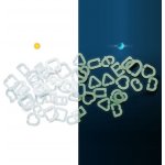 ProfiBaby Céčka různé tvary svítící 150 ks – Zboží Mobilmania