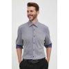 Pánská Košile Boss bavlněná košile regular s klasickým límcem 50496870 tmavomodrá