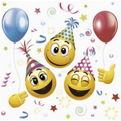 Paw Ubrousek 33x33cm Oslava smajlíků – Sleviste.cz