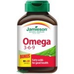 Jamieson Omega 3-6-9 1200 mg měkké tobolky pro udržení normální hladiny cholesterolu 100 kapslí – Hledejceny.cz
