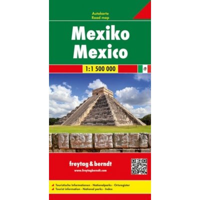 Auto + Freizeitkarte Mexiko Autokarte 1:1.500.000. Mexico