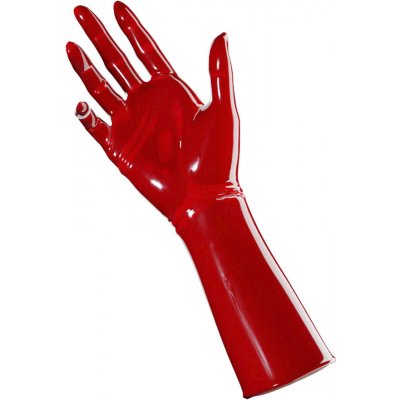 UniqDsn Latexové rukavice červené – Zboží Dáma