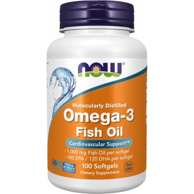 Now Foods Omega 3 100 kapslí – Hledejceny.cz