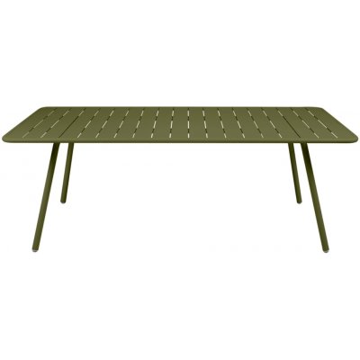 Fermob Luxembourg 207 x 100 cm - odstín pesto kovový stůl Zelený – Hledejceny.cz
