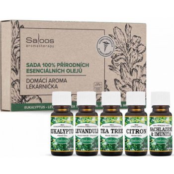 Saloos Domácí aroma lékárnička vonné oleje 5 x 10 ml