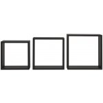 LIVARNO home Regálové kostky, sada 3 ks, 30 x 30 cm (černá) – Zboží Dáma