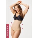 Astratex Stahovací tanga Laser cut Exclusive s vysokým pasem béžová – Sleviste.cz