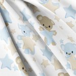 IMPAR Legínovina – Teddy bear (blue) – Hledejceny.cz