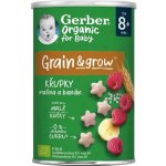 GERBER Organic křupky s malinami a banánem 35 g – Sleviste.cz