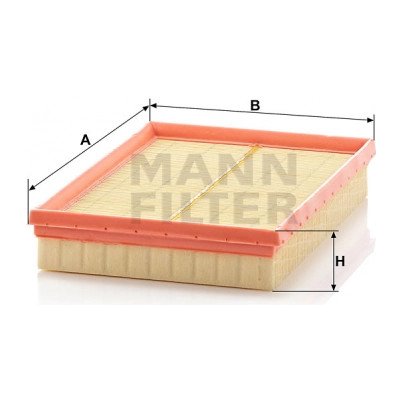 MANN FILTER Vzduchový filtr C 2667/1 – Hledejceny.cz