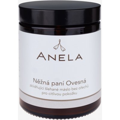 Anela Něžná paní Ovesná zklidňující šlehané máslo bez ořechů pro citlivou pokožku 180 ml – Zboží Dáma
