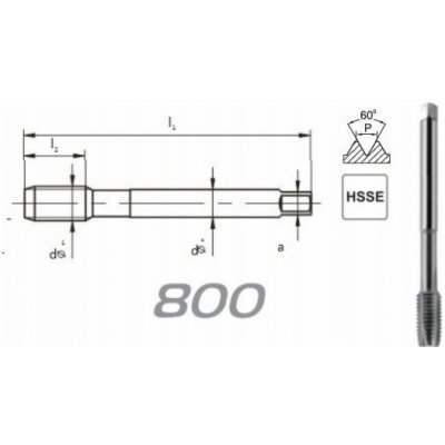 Fanar TAP M18 DIN-376B (6H) HSSE 800 – Hledejceny.cz