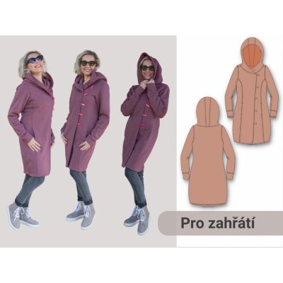 Šijeme hravě Střih Darina dámská mikina/kabátek 170 cm – Hledejceny.cz
