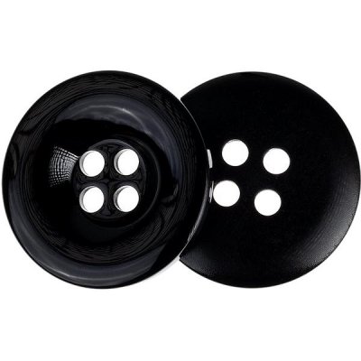 Knoflíky Žirovnice Knoflík 3 cm černý, 349898, sada 3ks – Zboží Dáma