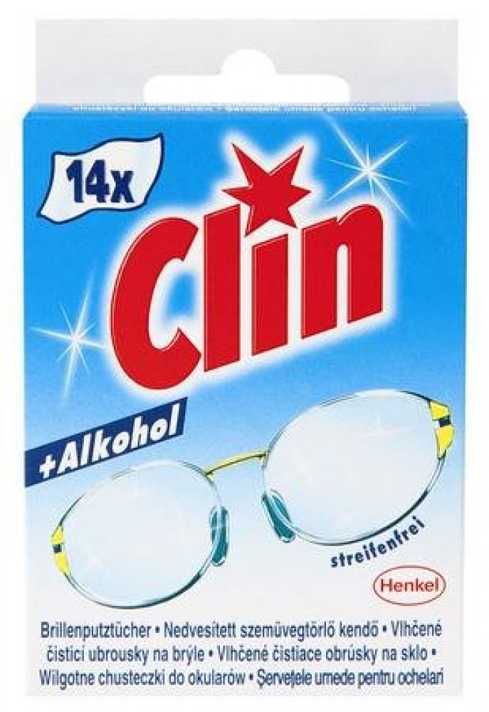 Clin čisticí ubrousky na brýle 14 ks | Srovnanicen.cz
