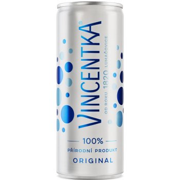 Vincentka přírodní plech multipack 6 x 250 ml