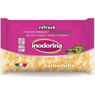 Inodorina Ubrousky na oči a uši Heřmánek 15 ks – Zboží Dáma