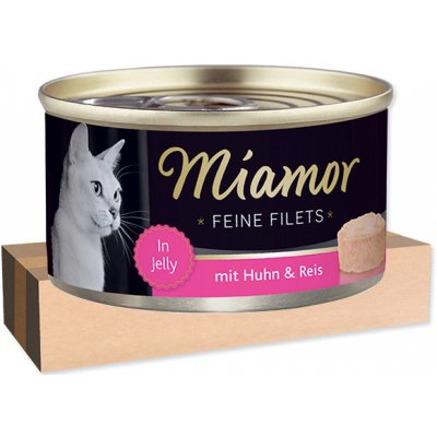 Finnern Miamor filety kuře & rýže 24 x 100 g