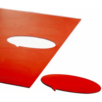 Magnetické bubliny kulaté červené, sada 10 ks – Zboží Dáma