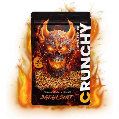 Crunchy Worms s příchutí Satan shit 20 g – Sleviste.cz