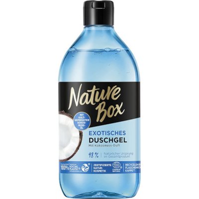 Nature Box sprchový gel s kokosovým olejem za studena lisovaným 250 ml
