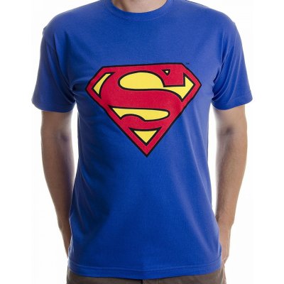 Superman tričko Shield Blue pánské – Zboží Mobilmania