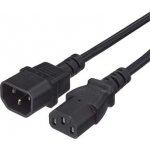 PremiumCord Prodlužovací kabel - síť 230V, IEC 320 C13 - C14, 0.5 m, kps05 – Hledejceny.cz