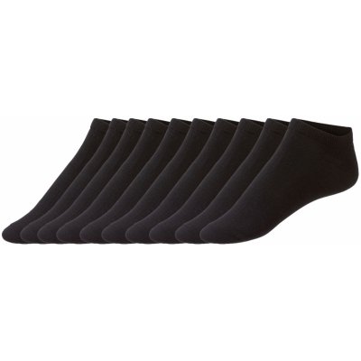 Esmara dámské nízké ponožky s BIO bavlnou 10 párů černá – Zboží Mobilmania