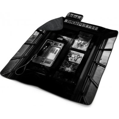 Sablio Plážová deka Telefonní budka 200x140 cm – Sleviste.cz