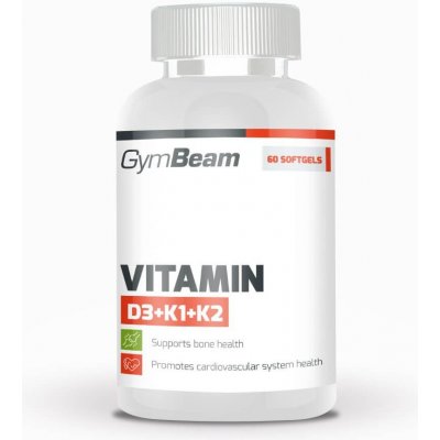 GymBeam Vitamín D3+K1+K2 120 kapslí – Hledejceny.cz