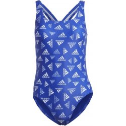 adidas AOP Sportswear Swimsuit blue white