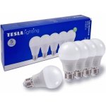 Tesla LED žárovka BULB E27, 8W, 230V, 806lm, 25 000h, 4000K denní bílá, 220st 5ks v – Zboží Živě