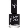 Rimmel London Super Gel lak na nehty 070 Black Obsession 12 ml