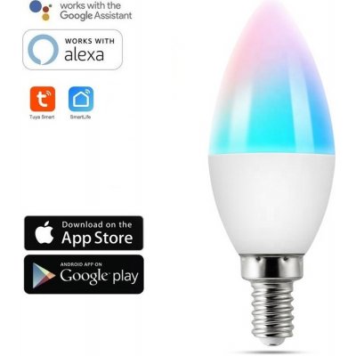 Tuya WiFi LED žárovka 5W E14 AS-JL06 – Zboží Živě