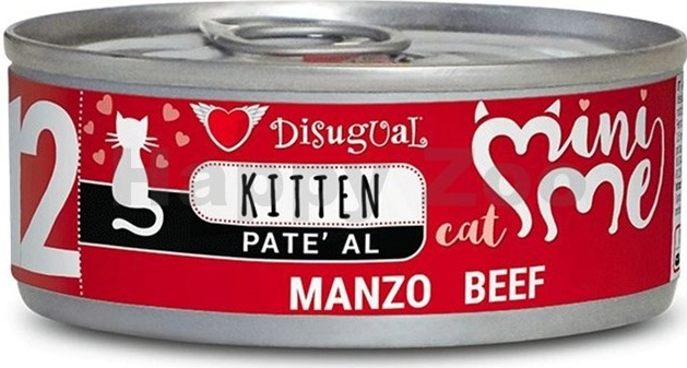 Disugual Cat Mini Me 12 Kitten hovězí 85 g