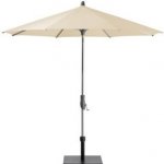 Glatz Slunečník Alu-Twist, kulatý 300 cm (3 m), rám eloxovaný hliník, potah polyester 220 g/m2 světle šedá (pale grey) – Hledejceny.cz