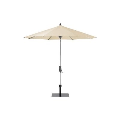 Glatz Slunečník Alu-Twist, kulatý 300 cm (3 m), rám eloxovaný hliník, potah polyester 220 g/m2 světle šedá (pale grey) – Hledejceny.cz