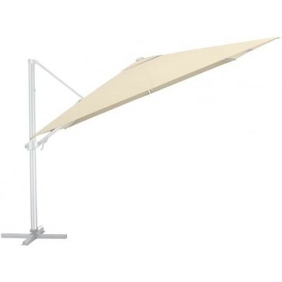 KETTLER Slunečník EASY TURN 300x300 cm stříbrná / béžová voděodolný – Hledejceny.cz