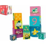Teddies Kubus Pyramida hranatá 10 ks – Zboží Dáma