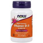 Now Foods Vitamin D3 2000 IU 120 kapslí – Hledejceny.cz