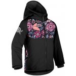 Unuo dětská softshellová bunda Basic s fleecem Kouzelné květiny černá – Hledejceny.cz