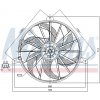 Autoklimatizace a nezávislé topení NISSENS Větrák, chlazení motoru 85512