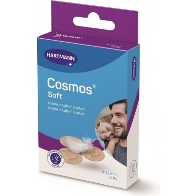 Cosmos Soft jemná náplast kulatá 20 ks – Zboží Mobilmania