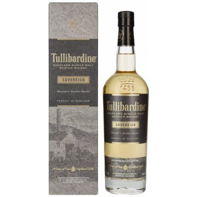 Tullibardine Souvereign Whisky 43% 0,7 l (tuba) – Hledejceny.cz