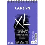 Canson XL Mix Media v kroužkové vazbě A4 300g 30 archů – Zboží Mobilmania