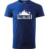 Pánské Tričko Sablio tričko s potiskem Fortnite Pevnost modré