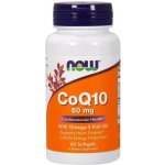 Now Foods koenzym q10 60 mg + omega 3 60 měkké tobolky – Hledejceny.cz