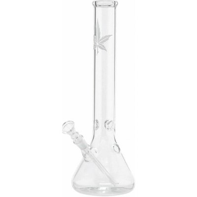 VPKCZ Skleněný bong Beaker Sand Leaf 35cm – Zboží Dáma
