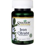 Swanson Iron Citrate Citrát Železitý 25 mg 60 kapslí – Hledejceny.cz